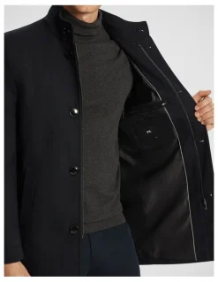 yd. Trophy Stretch Textured Dress Jacket in Black