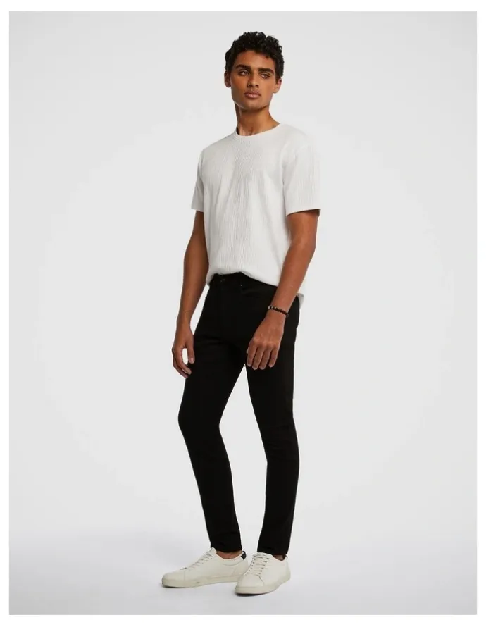 yd. Ulrich Slim Tapered Jeans in Black